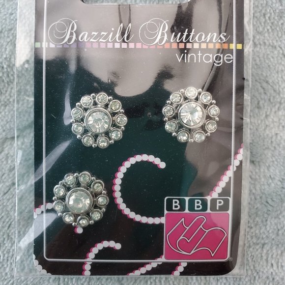 Diamond Buttons - Set of 3 - NEW - Picture 2 of 5